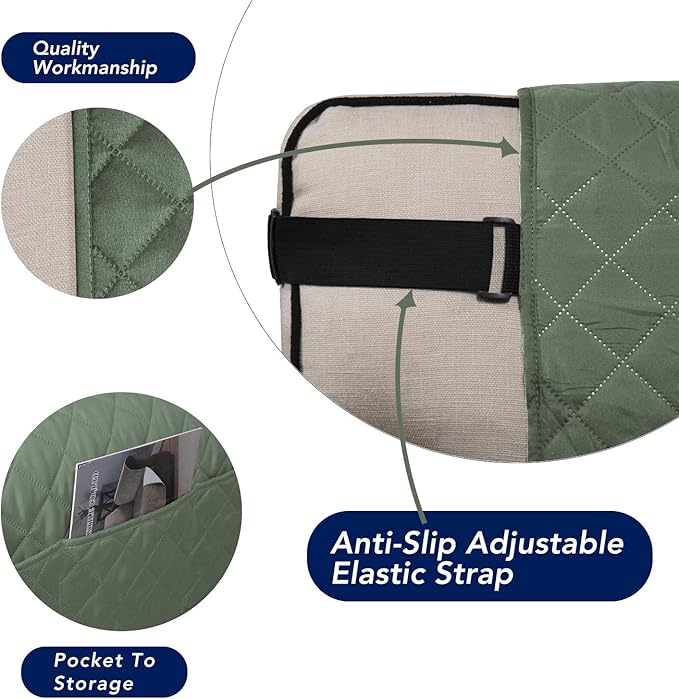 PureFit Reversible Sofa Couch Cover Water Resistant Couch Covers - Image 3