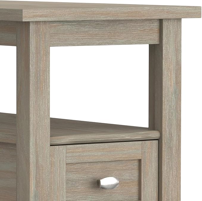 SIMPLIHOME Warm Shaker SOLID WOOD 14 inch Wide Rectangle Transitional Narrow - Image 7