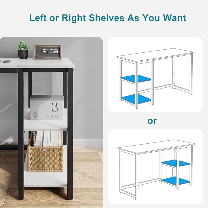 SINPAID Computer Desk 47 inches - Image 7
