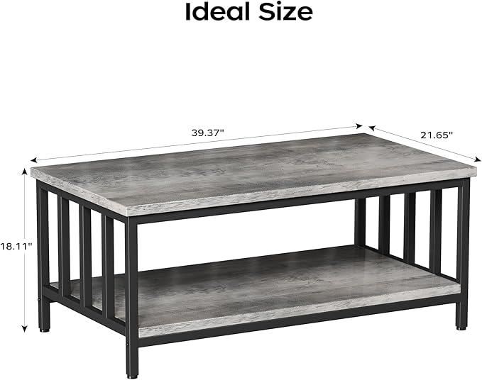 Homeiju Coffee Table for Living Room - Image 3