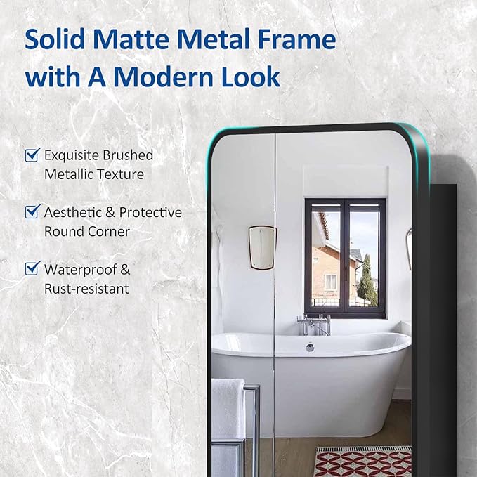 24x30 Inch Bathroom Medicine Cabinet - Image 5