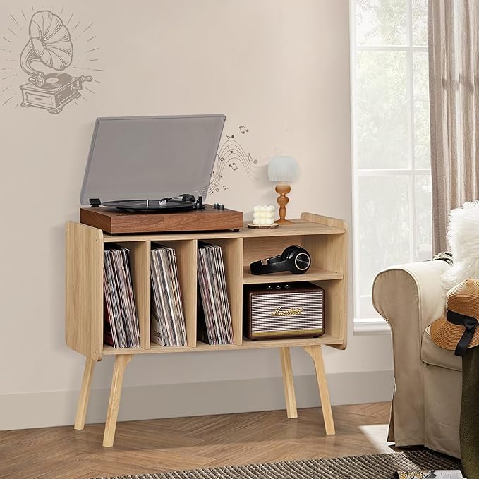 Lerliuo Record Player Stand - Image 7