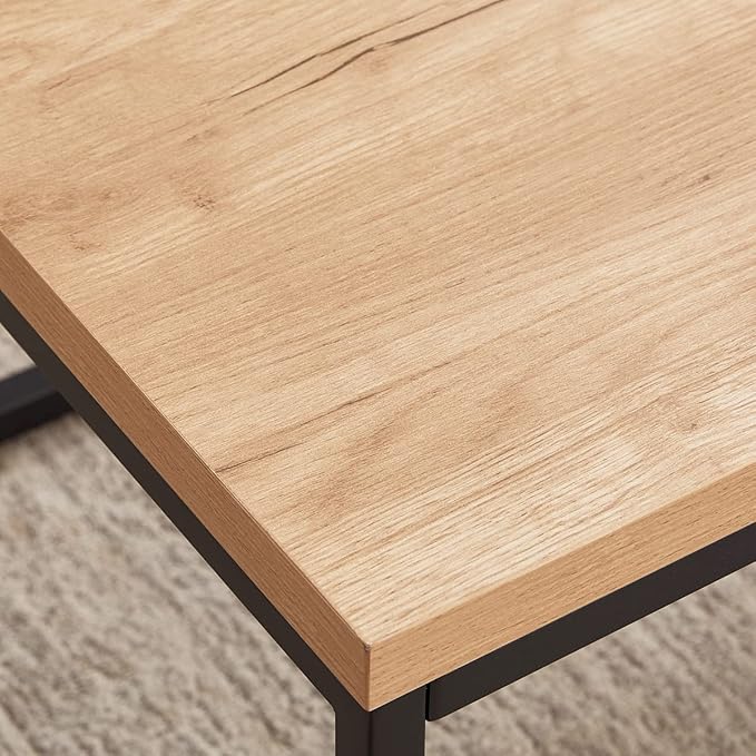 CENSI 18-Inch Natural Oak Accent End Table/Side Table - Image 5