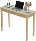 Solid Wood Desk with Drawers by ENPKLUTE