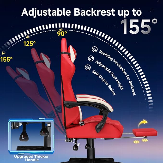 GTPLAYER Gaming Chair, Video Game Chairs - Image 4