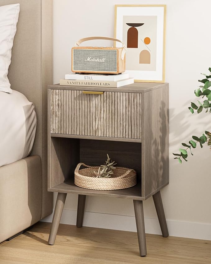 Nightstand, Small Side Table, Bedside Table by Aienvey