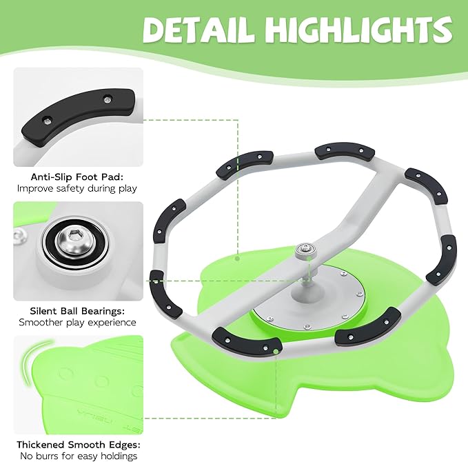 Spinning Chair for Autistic Kids, Non-Slip Sensory Spinning Chair, Sit and Spin - Image 3
