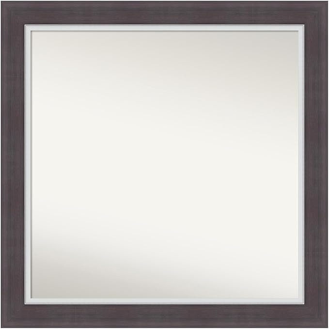Amanti Art Brown Bathroom Mirror by AmantiArt