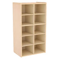 ECR4Kids Streamline 10 Cubby Tray Storage Cabinet, Classroom Furniture by ECR4Kids