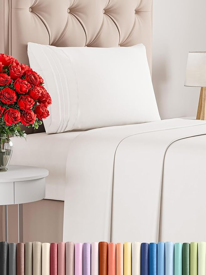 Twin XL Size 3 Piece Sheet Set by CGKUnlimited