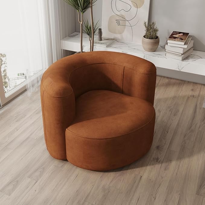 Acanva Luxury Modern Tight Curved Back Velvet Sofa, Minimalist Style Comfy Couch by acanva