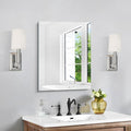 Frameless Mirror, 18x24 Inch Bathroom Mirrors by CILIBER