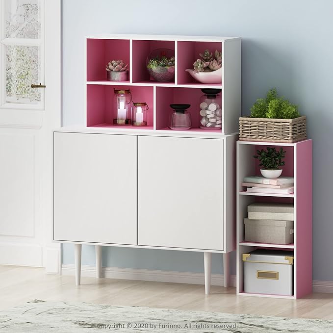 Furinno 5-Cube Reversible Open Shelf - Image 2