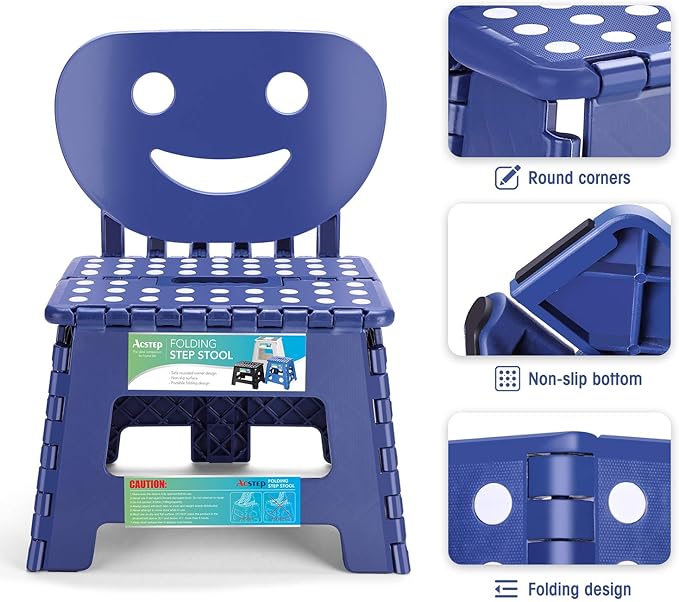 ACSTEP Folding Step Stool with Back Support - Image 3