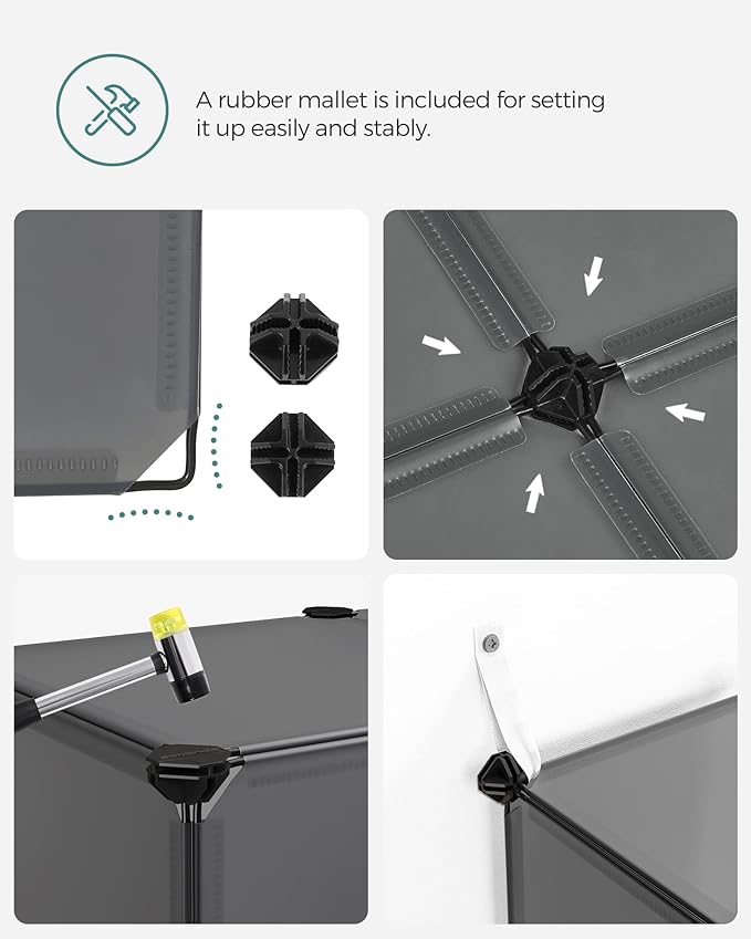 SONGMICS Cube Storage Organizer, Closet Organizers and Storage, Room - Image 4