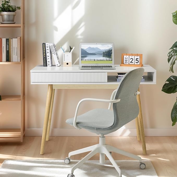 Artswish 42" Wood Modern Office Desk - Image 3