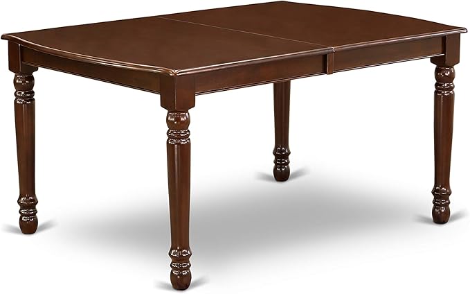 East West Furniture DOEN7-MAH-66 7 Piece Dining Table Set Consist of a - Image 7