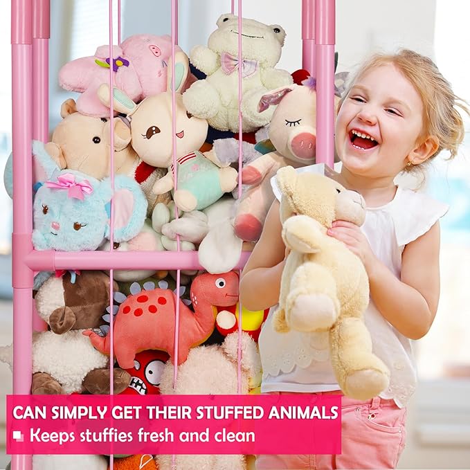 Stuffed Animal Zoo Storage Stuffed Animal Holder PVC Plush Storage Organizer - Image 4