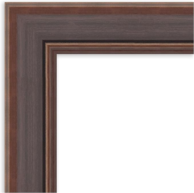 Amanti Art Brown Bathroom Mirror - Image 2