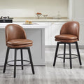 Counter Height Barstools 26 inch Upholstered Swivel Bar Stools by Kislot