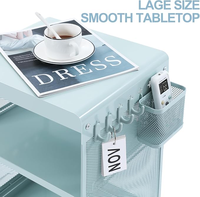 Kids Nightstand, Kids Bedside Table, Teen Girls Night Stand, Toddler Night Stand - Image 6