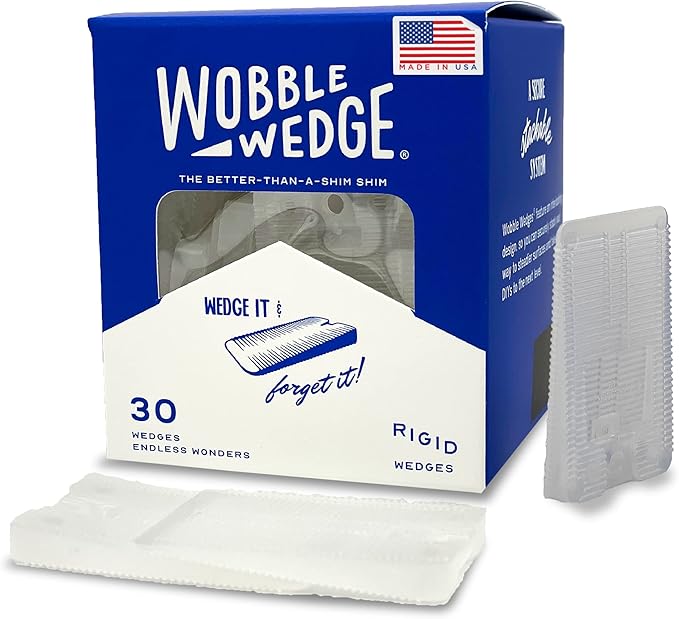 The Original Wobble Wedge Rigid Plastic Shims-MADE IN USA by WOBBLEWEDGE