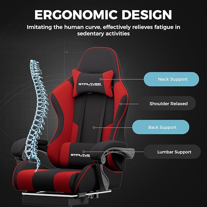 GTPLAYER Gaming Chair, Computer Chair - Image 7