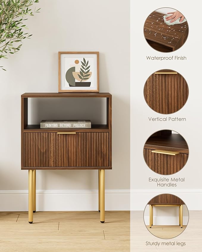 Nightstand, Small Bedside Table - Image 5