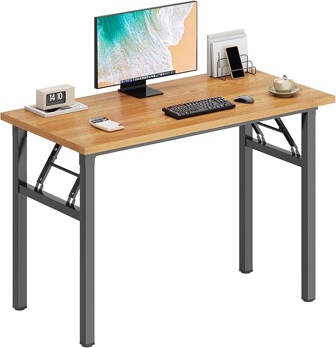 DlandHome Computer Desk Folding Table 39.4 inches Writing Desk by DlandHome