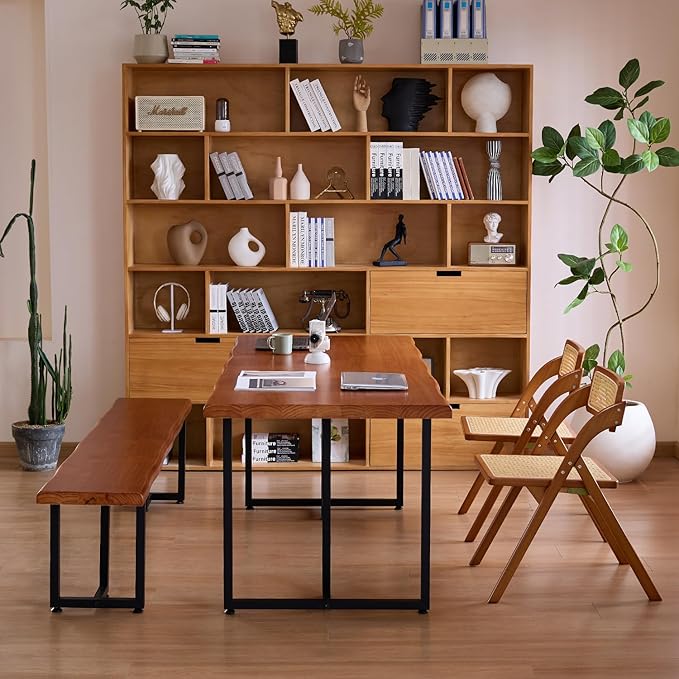 Solid Wood Administrative Desk, Dining Table - Image 9