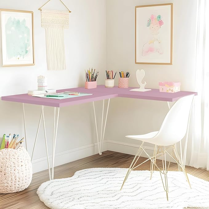 Kaboon Universal Tabletop 59.1"x23.62" Nostalgia Rose, Table Top only - Image 6