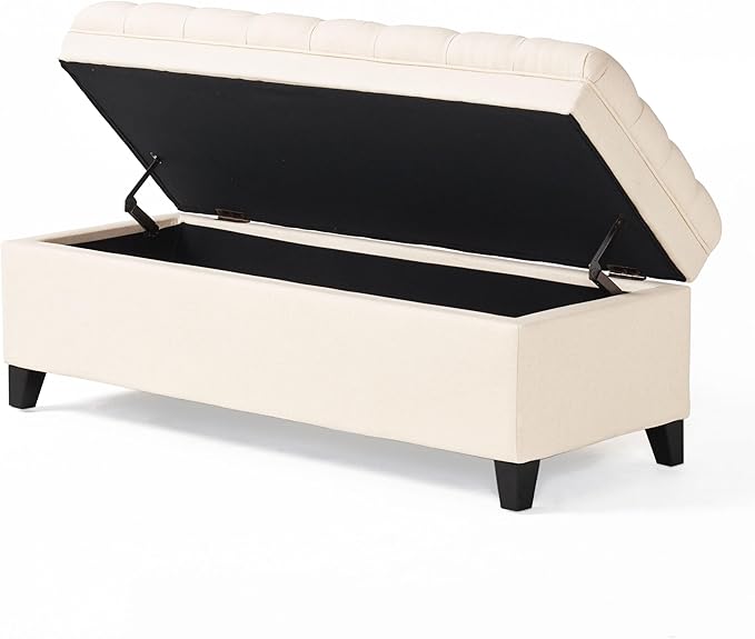 Ball & Cast 50" Upholstered Storage Ottoman - Image 9
