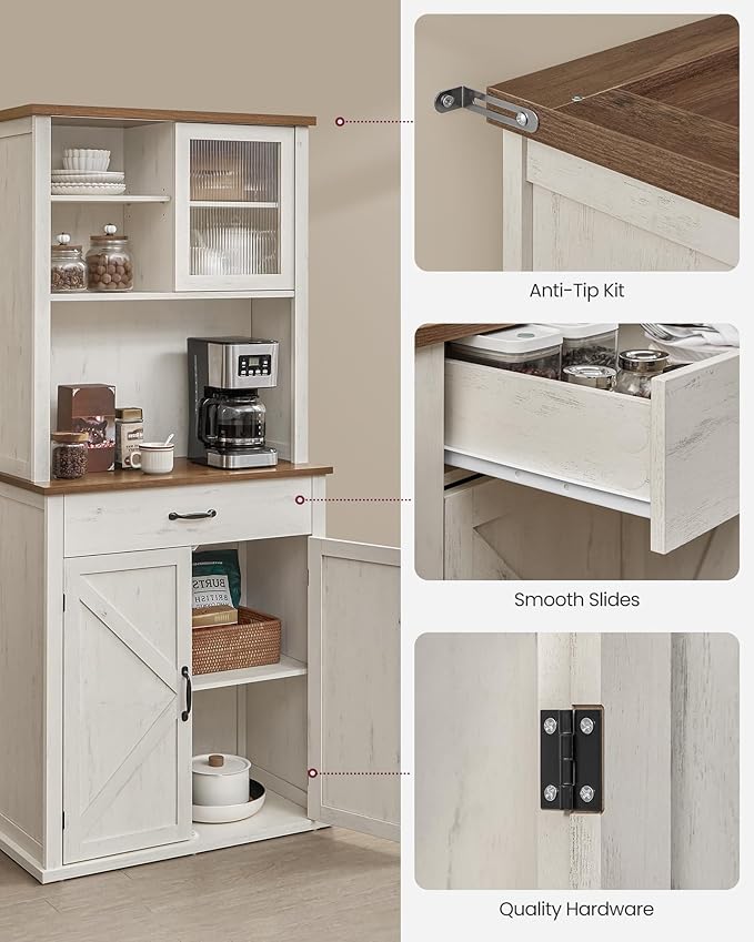 VASAGLE 71" Kitchen Pantry Cabinet - Image 9
