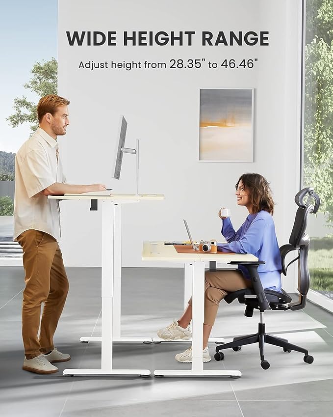 ErGear Height Adjustable Electric Standing Desk, 48 x 24 Inches Sit Stand up - Image 6