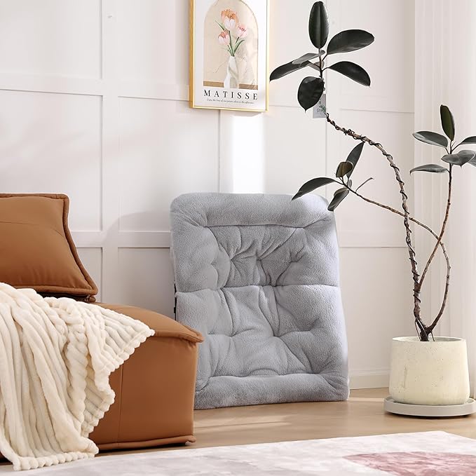 Comfy Folded Chair, Soft Faux Fur Oversized Folding Accent Chair, Flexible - Image 7