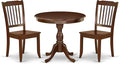 East West Furniture AMDA3-MAH-W 3 Piece Dining Table Set by EastWestFurniture