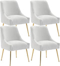 Dining Chairs Medieval Modern Restaurant Chairs, Soft Cushions, Teddy Velvet by RESTWORLD