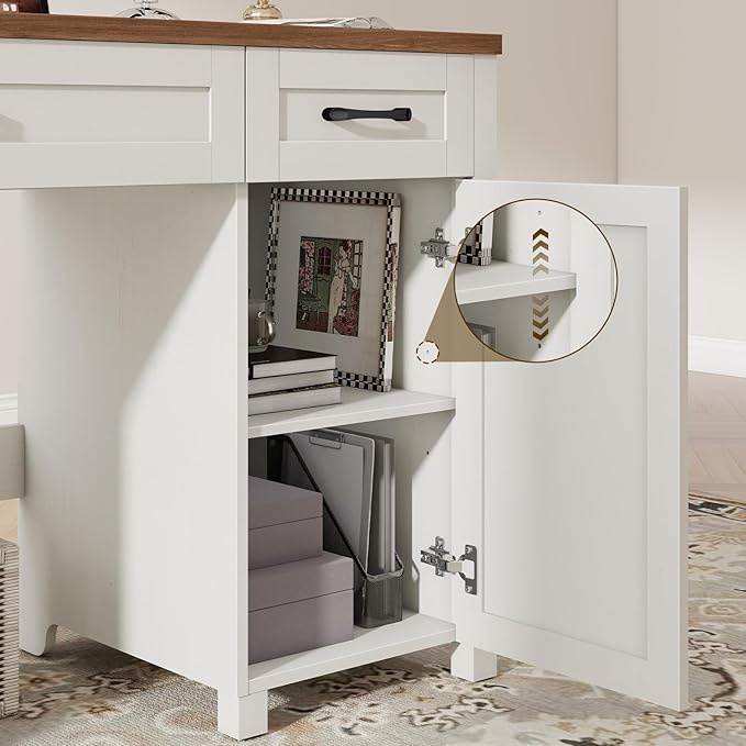 Farmhouse 47" Executive Desk, Computer Desk - Image 5
