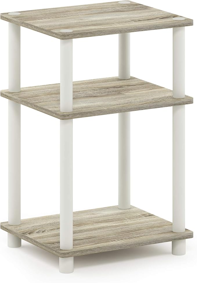 Furinno Just 3-Tier Turn-N-Tube End Table / Side Table / Night Stand / Bedside - Image 5