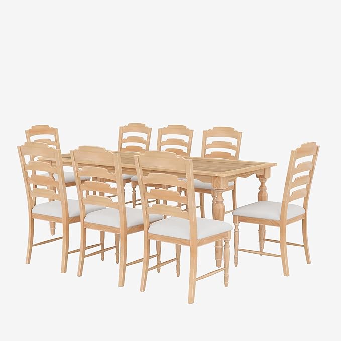 Ball & Cast 9-Piece 82.7inch Extendable Dining Table Set - Image 7