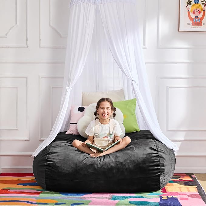 Hobestluk 3FT Bean Bag Chair Large Beanbag - Image 3