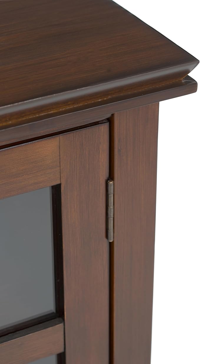 SIMPLIHOME Artisan SOLID WOOD 53 inch Wide Transitional TV Media Stand in - Image 9