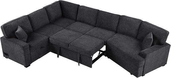 126" Extra Large Pull-Out Sofa Bed - Image 11