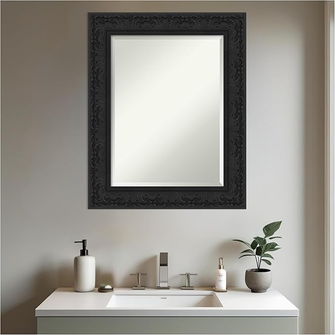 Amanti Art Black Bathroom Mirror - Image 4