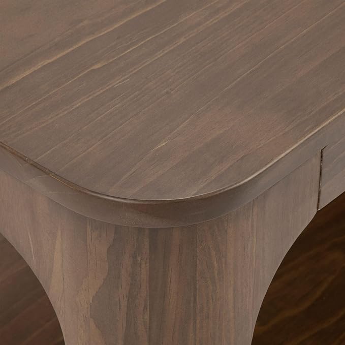 Plank+Beam Modern Rounded Rectangular Side Table - Image 5