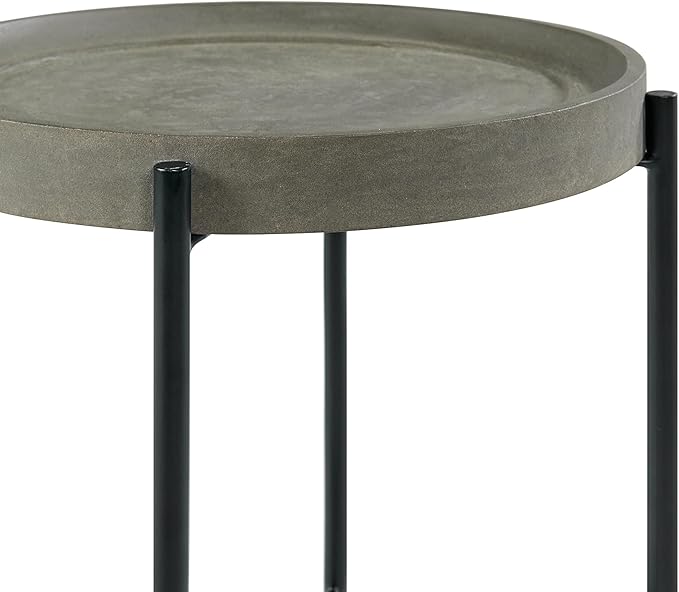 Alaterre Furniture Brookline 20-Inch Round Wood End Table - Image 10