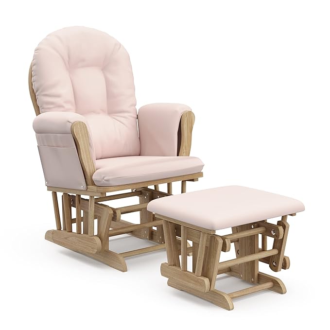 Storkcraft Premium Hoop Glider & Ottoman — GREENGUARD Gold Certified Nursery by Storkcraft