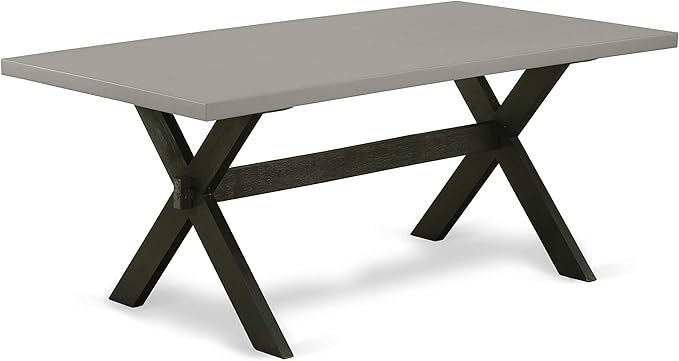East West Furniture X697AB624-7 7 Piece Modern Dining Table Set Consist of a - Image 3