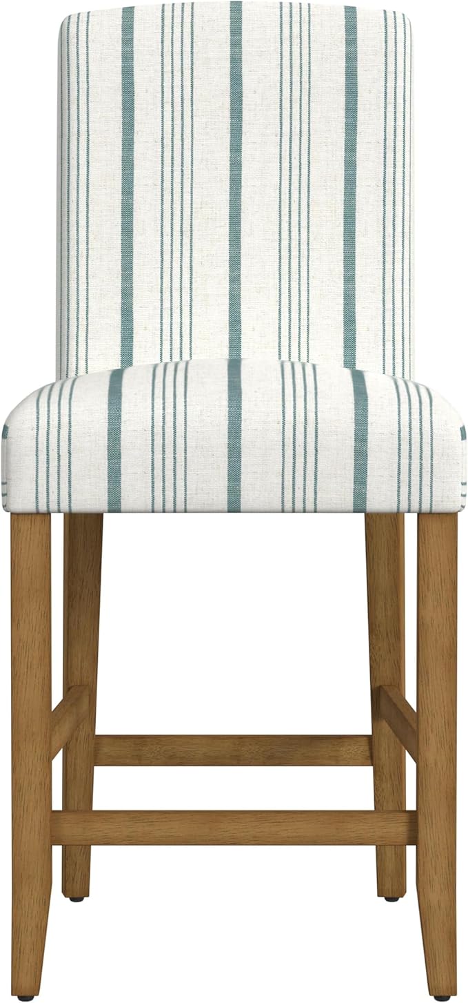 HomePop Curved Back 24" Barstool - Image 4