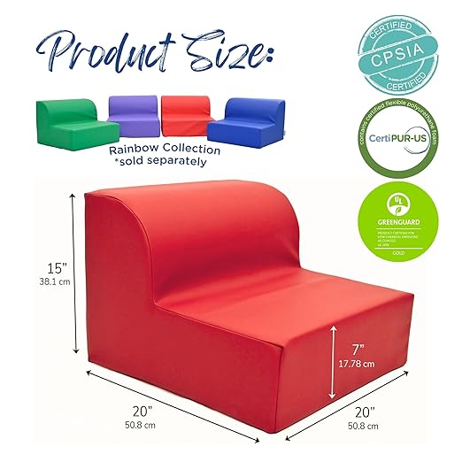Children's Factory Library Lounger, Flexible Seating Classroom Furniture - Image 2